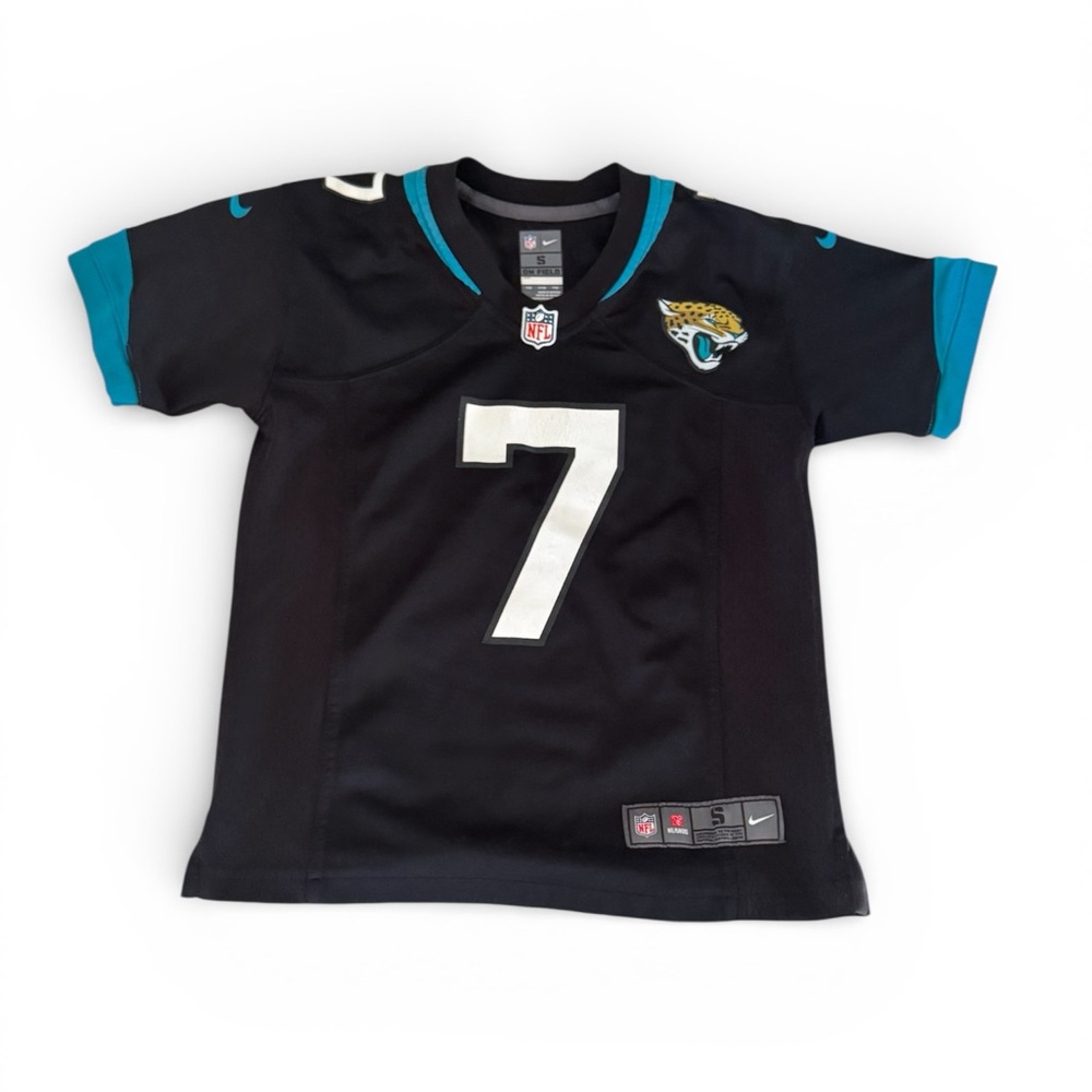 Nike Women’s Jacksonville Jaguars Nick Foles #7 black game jersey Size Small